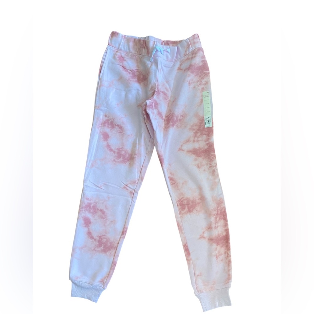 SO Girls XL Softest Jogger Pants Tie Dye Pink